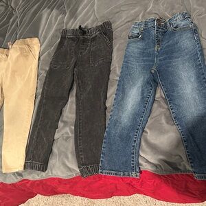 Cat & Jack/Children’s Place Pants size 4T Kids - Tan, Black, Blue